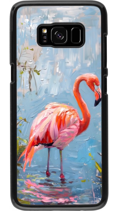 Coque Samsung Galaxy S8 - Paint Flamingo Coque Samsung Galaxy S8 - Paint Flamingo