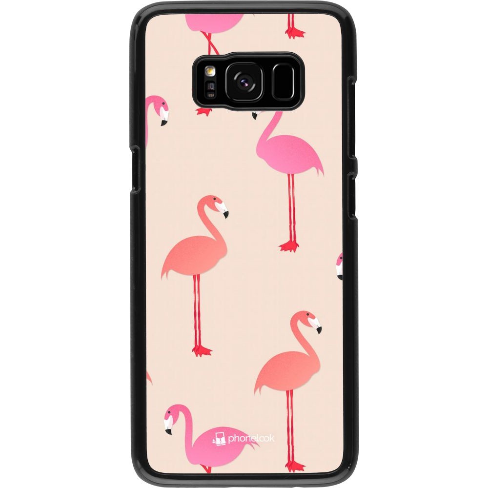 Coque Samsung Galaxy S8 - Pink Flamingos Pattern