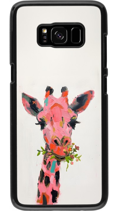 Coque Samsung Galaxy S8 - Pink Girafe Paint Coque Samsung Galaxy S8 - Pink Girafe Paint
