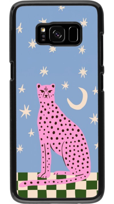 Coque Samsung Galaxy S8 - Pink leopard with stars 2026