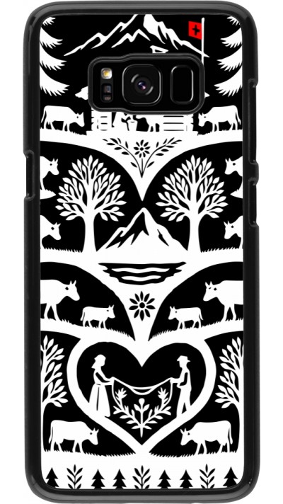 Coque Samsung Galaxy S8 - Poya Suisse 2 noir Coque Samsung Galaxy S8 - Poya Suisse 2 noir
