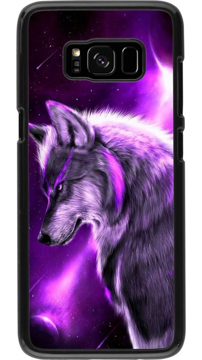 Coque Samsung Galaxy S8 - Purple Sky Wolf Coque Samsung Galaxy S8 - Purple Sky Wolf
