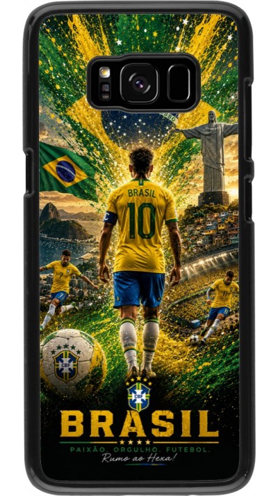 Coque Samsung Galaxy S8 - Football Bre?sil splash 2026