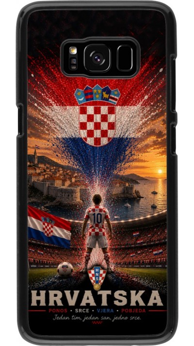 Coque Samsung Galaxy S8 - Football Croatie splash 2026
