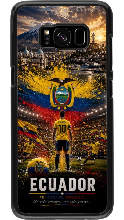 Coque Samsung Galaxy S8 - Football Équateur splash 2026
