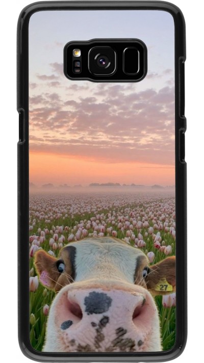 Coque Samsung Galaxy S8 - Cow with tulips 2026