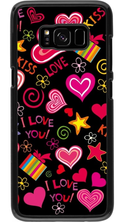 Coque Samsung Galaxy S8 - Valentine 2023 love symbols
