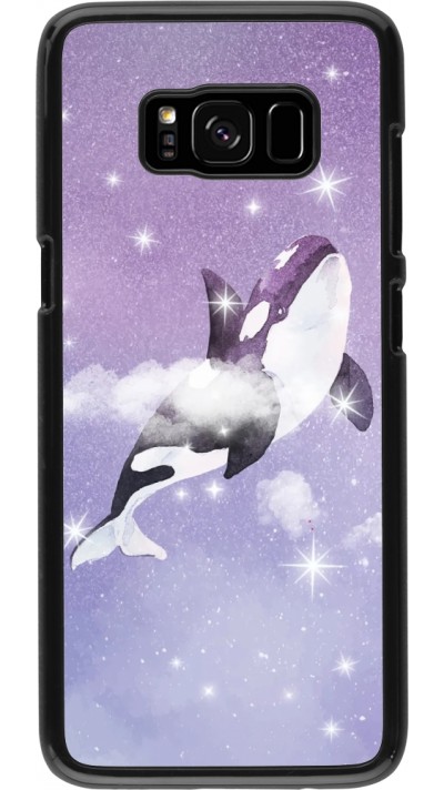 Coque Samsung Galaxy S8 - Whale in sparking stars