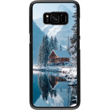 Coque Samsung Galaxy S8 - Winter 25 Winter house forest day