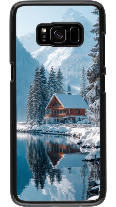 Coque Samsung Galaxy S8 - Winter 25 Winter house forest day