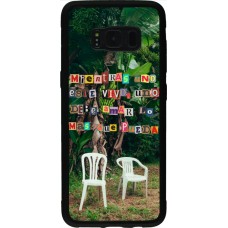 Coque Samsung Galaxy S8 - Silicone rigide noir Chairs DTMF