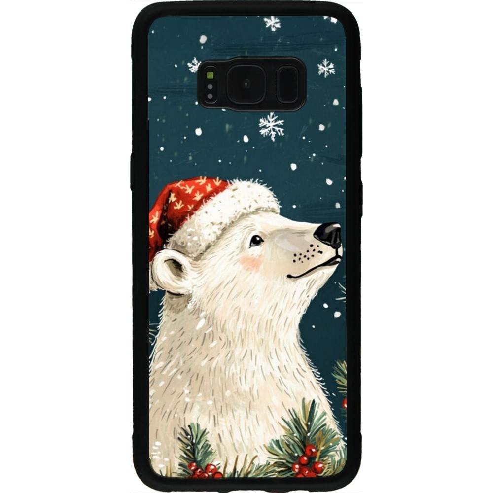 Coque Samsung Galaxy S8 - Silicone rigide noir Christmas 25 Bear