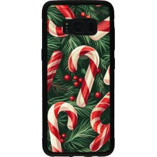 Coque Samsung Galaxy S8 - Silicone rigide noir Christmas 25 Xmas Stick