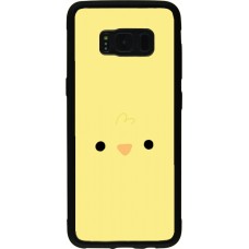 Coque Samsung Galaxy S8 - Silicone rigide noir Easter 2026 Little chicken