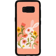 Samsung Galaxy S8 Case Hülle - Silikon schwarz Easter 2026 Rabbit collage