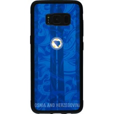 Coque Samsung Galaxy S8 - Silicone rigide noir Maillot de football Bosnie-Herzégovine 2026 personnalisable