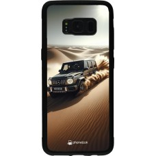 Samsung Galaxy S8 Case Hülle - Silikon schwarz Mercedes G Drift Wueste