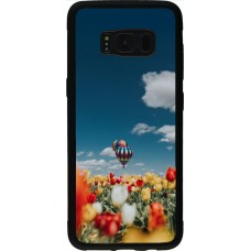 Coque Samsung Galaxy S8 - Silicone rigide noir Hot air balloon 2026