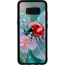 Coque Samsung Galaxy S8 - Silicone rigide noir Ladybird in bloom 2026
