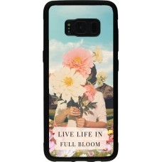 Coque Samsung Galaxy S8 - Silicone rigide noir Live life in full moon 2026