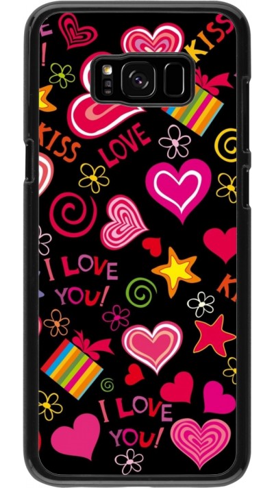 Coque Samsung Galaxy S8+ - Valentine 2023 love symbols