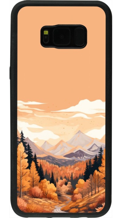 Samsung Galaxy S8+ Case Hülle - Silikon schwarz Autumn 25 Mountains