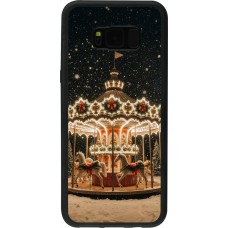Coque Samsung Galaxy S8+ - Silicone rigide noir Christmas 25 Carousel