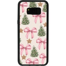 Coque Samsung Galaxy S8+ - Silicone rigide noir Christmas 25 Vintage Ribbons