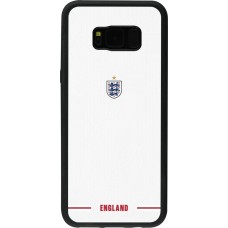 Coque Samsung Galaxy S8+ - Silicone rigide noir Maillot de football Angleterre 2026 personnalisable