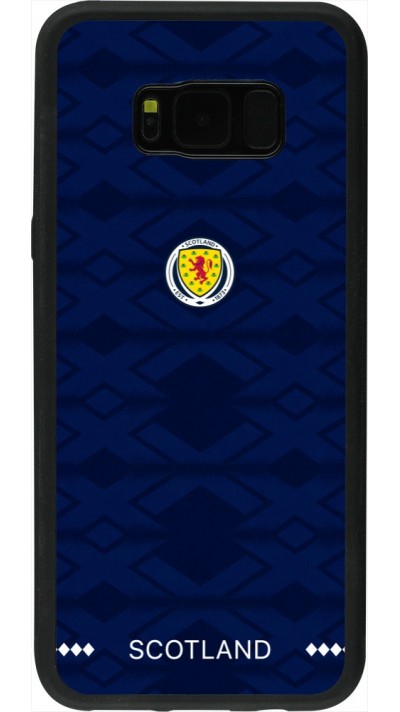 Coque Samsung Galaxy S8+ - Silicone rigide noir Maillot de football Ecosse 2026 personnalisable