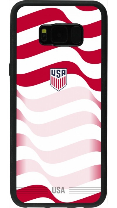 Samsung Galaxy S8+ Case Hülle - Silikon schwarz Vereinigten Staaten 2026 personalisierbares Fussballtrikot