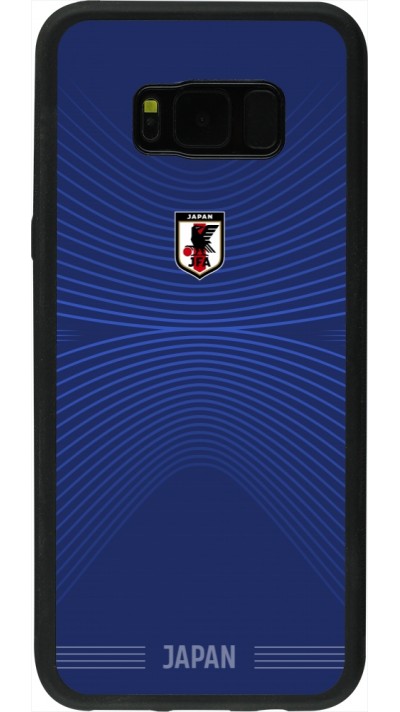 Coque Samsung Galaxy S8+ - Silicone rigide noir Maillot de football Japon 2026 personnalisable