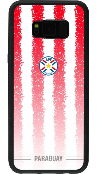 Samsung Galaxy S8+ Case Hülle - Silikon schwarz Paraguay 2026 personalisierbares Fussballtrikot