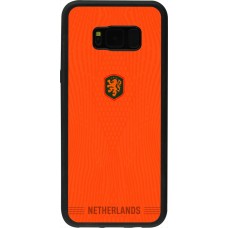 Coque Samsung Galaxy S8+ - Silicone rigide noir Maillot de football Pays-Bas 2026 personnalisable