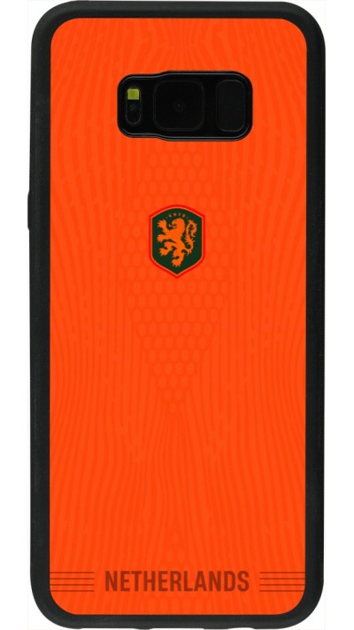 Coque Samsung Galaxy S8+ - Silicone rigide noir Maillot de football Pays-Bas 2026 personnalisable
