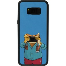 Coque Samsung Galaxy S8+ - Silicone rigide noir Frog with camera DTMF