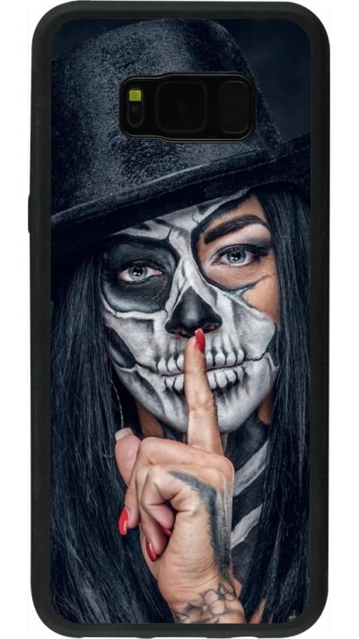 Hülle Samsung Galaxy S8+ - Silikon schwarz Halloween 18 19