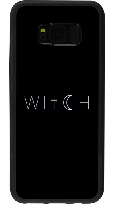 Samsung Galaxy S8+ Case Hülle - Silikon schwarz Halloween 22 witch word