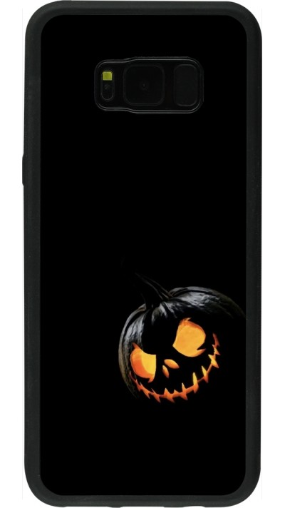 Samsung Galaxy S8+ Case Hülle - Silikon schwarz Halloween 2023 discreet pumpkin