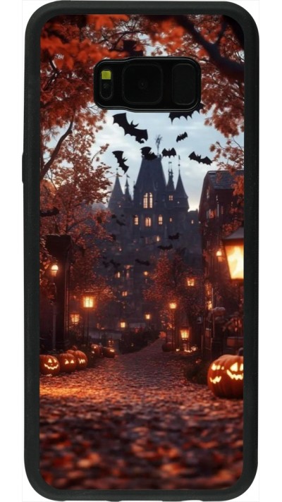 Samsung Galaxy S8+ Case Hülle - Silikon schwarz Halloween 2025 Haunted house