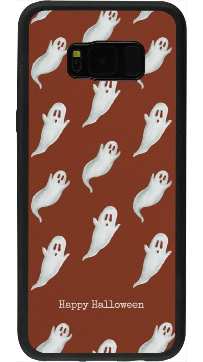 Samsung Galaxy S8+ Case Hülle - Silikon schwarz Halloween 2025 Pattern of ghosts