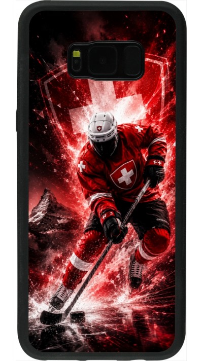 Coque Samsung Galaxy S8+ - Silicone rigide noir Hockey World Championship Player