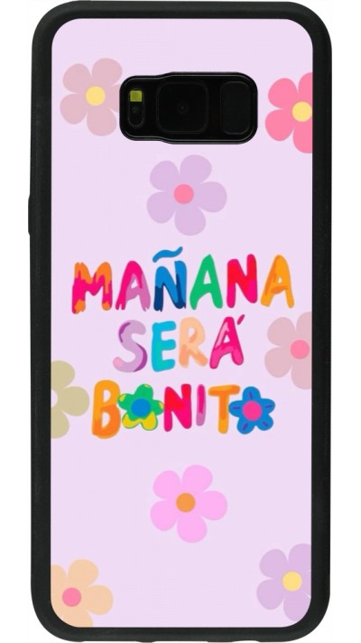 Samsung Galaxy S8+ Case Hülle - Silikon schwarz Karol G Manana sera bonito