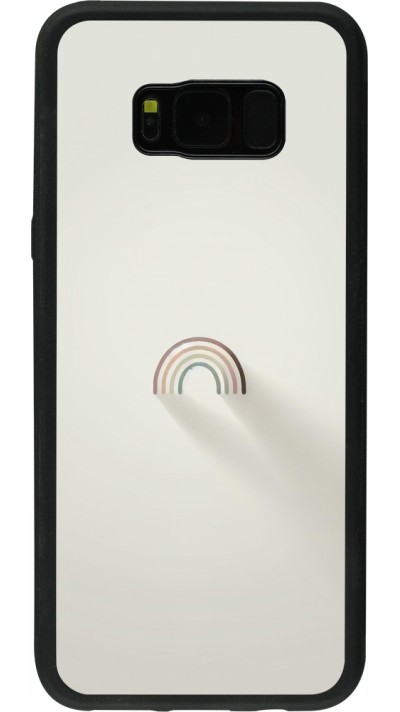 Coque Samsung Galaxy S8+ - Silicone rigide noir Mini Rainbow Minimal