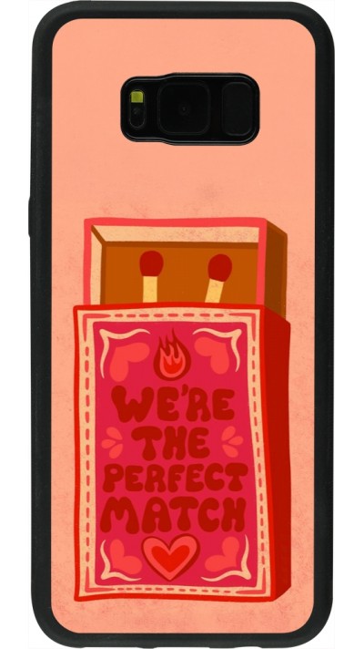 Samsung Galaxy S8+ Case Hülle - Silikon schwarz Saint Valentines Day 26 Perfect Match