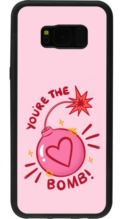 Samsung Galaxy S8+ Case Hülle - Silikon schwarz Saint Valentines Day 26 You are the bomb