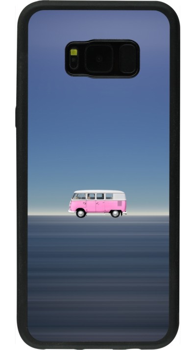 Coque Samsung Galaxy S8+ - Silicone rigide noir Spring 23 pink bus