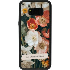 Coque Samsung Galaxy S8+ - Silicone rigide noir Full Bloom Spring 2026