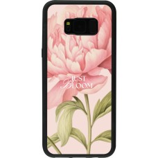 Coque Samsung Galaxy S8+ - Silicone rigide noir Just Bloom Spring 2026