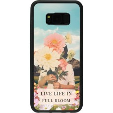 Coque Samsung Galaxy S8+ - Silicone rigide noir Live life in full moon Spring 2026